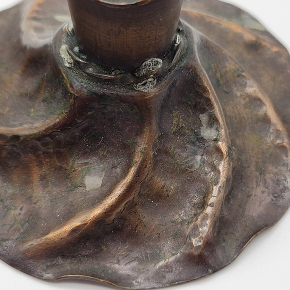 VTG Copper Craftsman Inc 700 Candlestick Holders (Candles NFS) - Picture 6 of 10